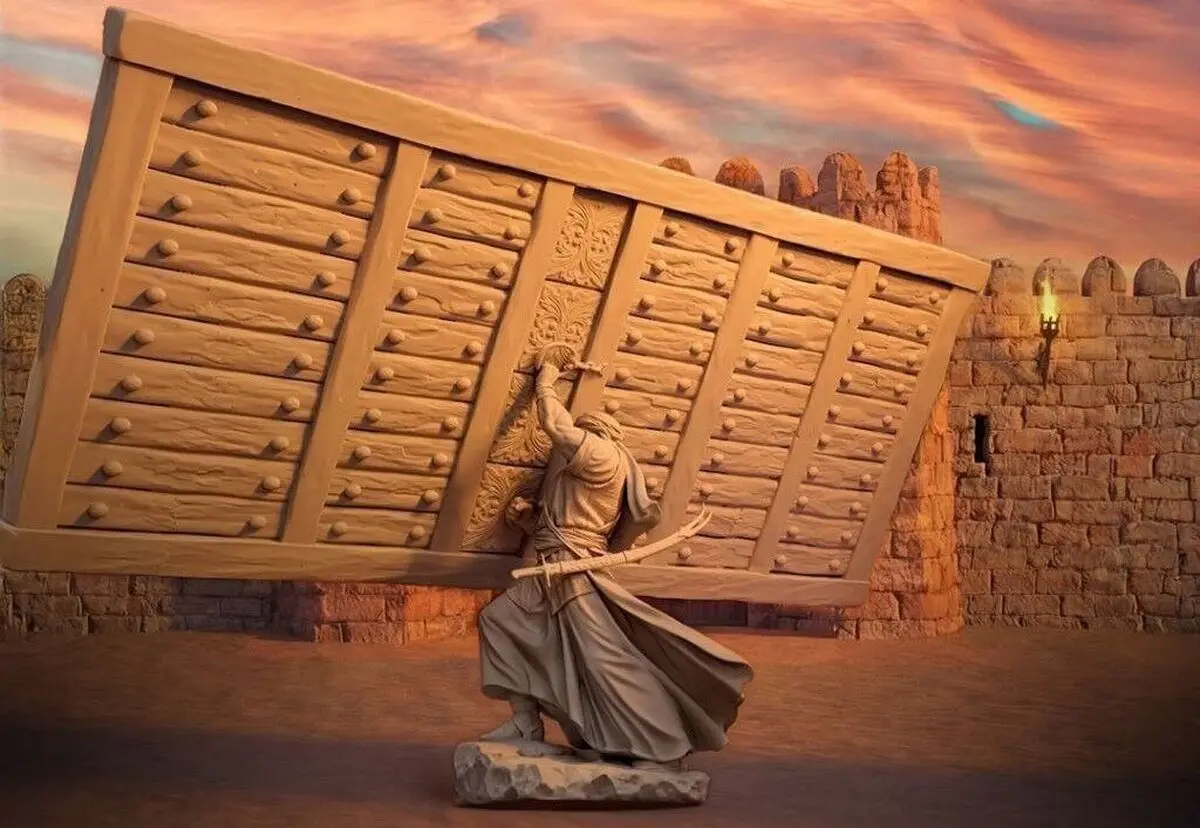 
فیلم لحظه رونمایی از نماد زیبای فاتح خیبر
