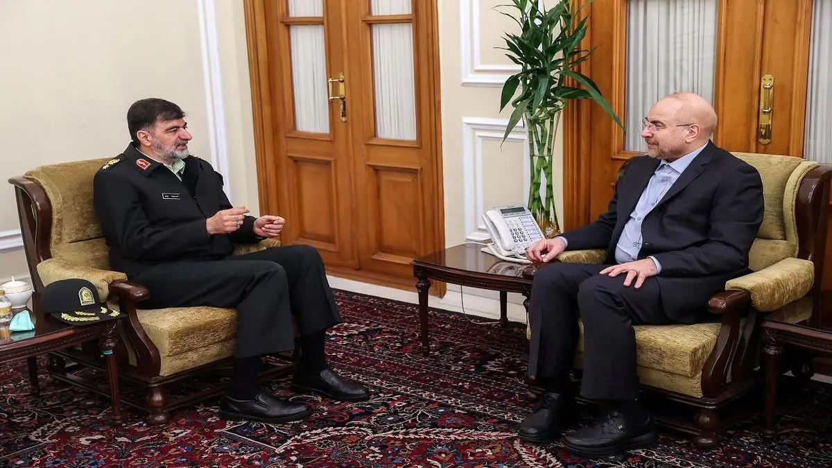دیدار قالیباف با سردار رادان