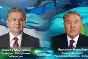 رایزنی تلفنی رئیس جمهور ازبکستان و پیشوای قزاقستان