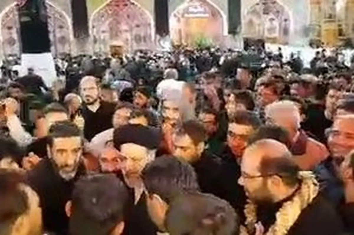 حجت الاسلام رئیسی به راهپیمایی اربعین پیوست