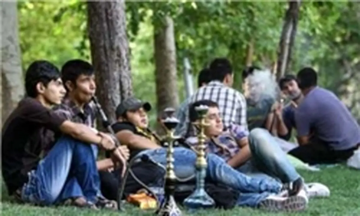 جمع آوری قلیان از بوستانها و معابر
