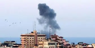 حمله جنگنده‌های صهیونیستی به منطقه‌ای در ساحل غزه