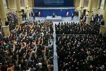 تصاویر دیدار رمضانی دانشجویان با رهبر انقلاب
