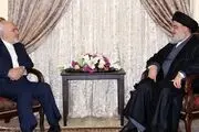 دیدار ظریف با دبیرکل حزب‌الله