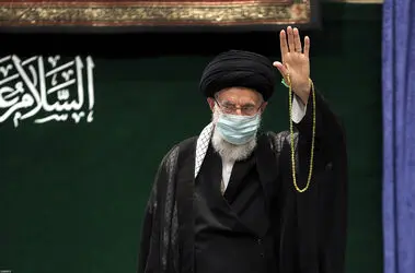 مراسم عزاداری دانشجویان در حضور رهبر انقلاب آغاز شد