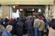 صفهای طولانی مردم برای خرید گوشت با قیمت ارزان