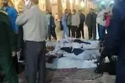 لحظه ورود فرد تروریست به حرم شاهچراغ +فیلم