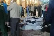 لحظه ورود فرد تروریست به حرم شاهچراغ +فیلم