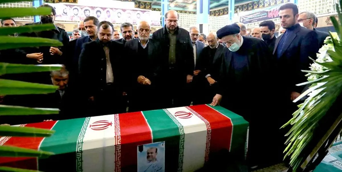 مراسم تشییع و وداع با پیکر مرحوم قاسمی در نهاد ریاست جمهوری