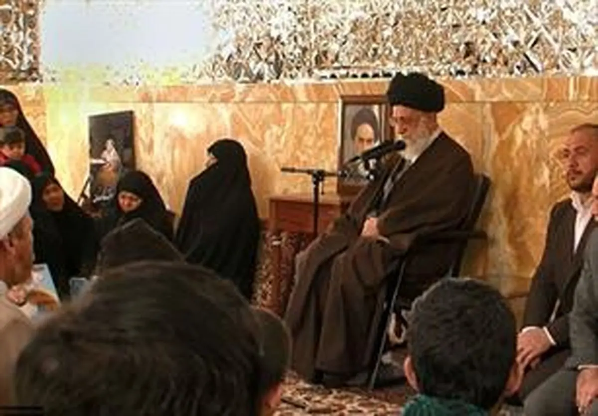 توصیه های رهبر معظم انقلاب به خانواده شهدای لشکر فاطمیون