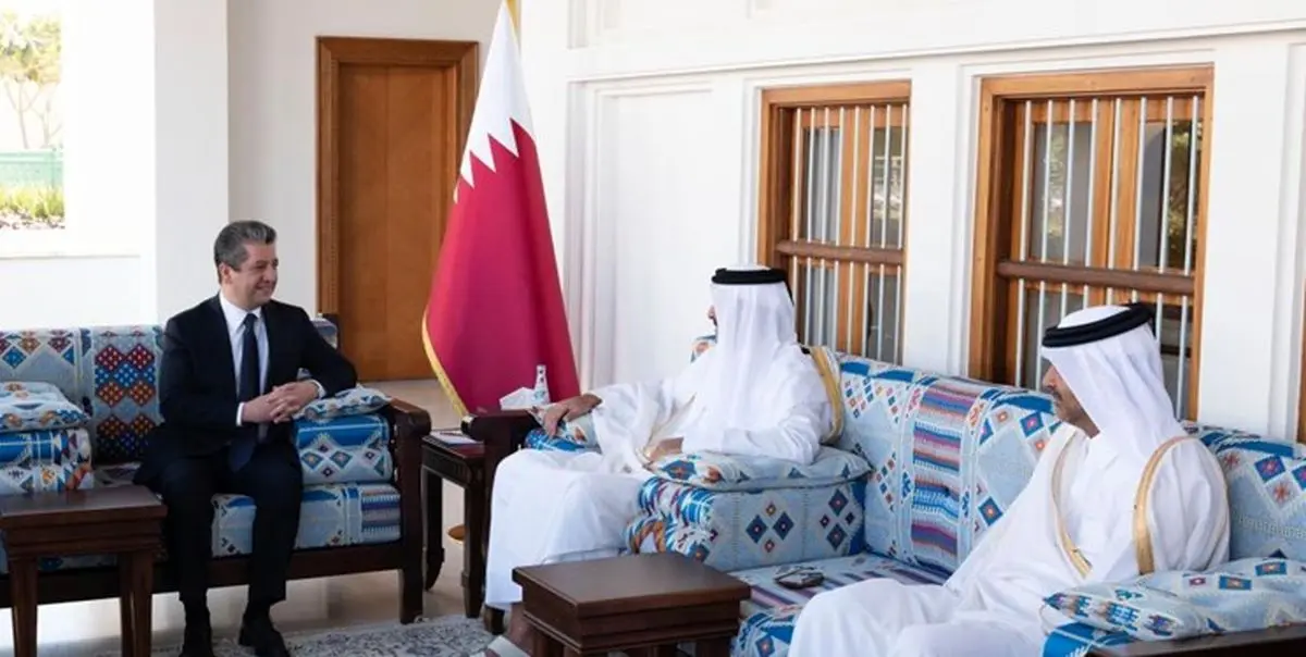 جزئیات دیدار رئیس دولت منطقه کردستان عراق با امیر قطر 