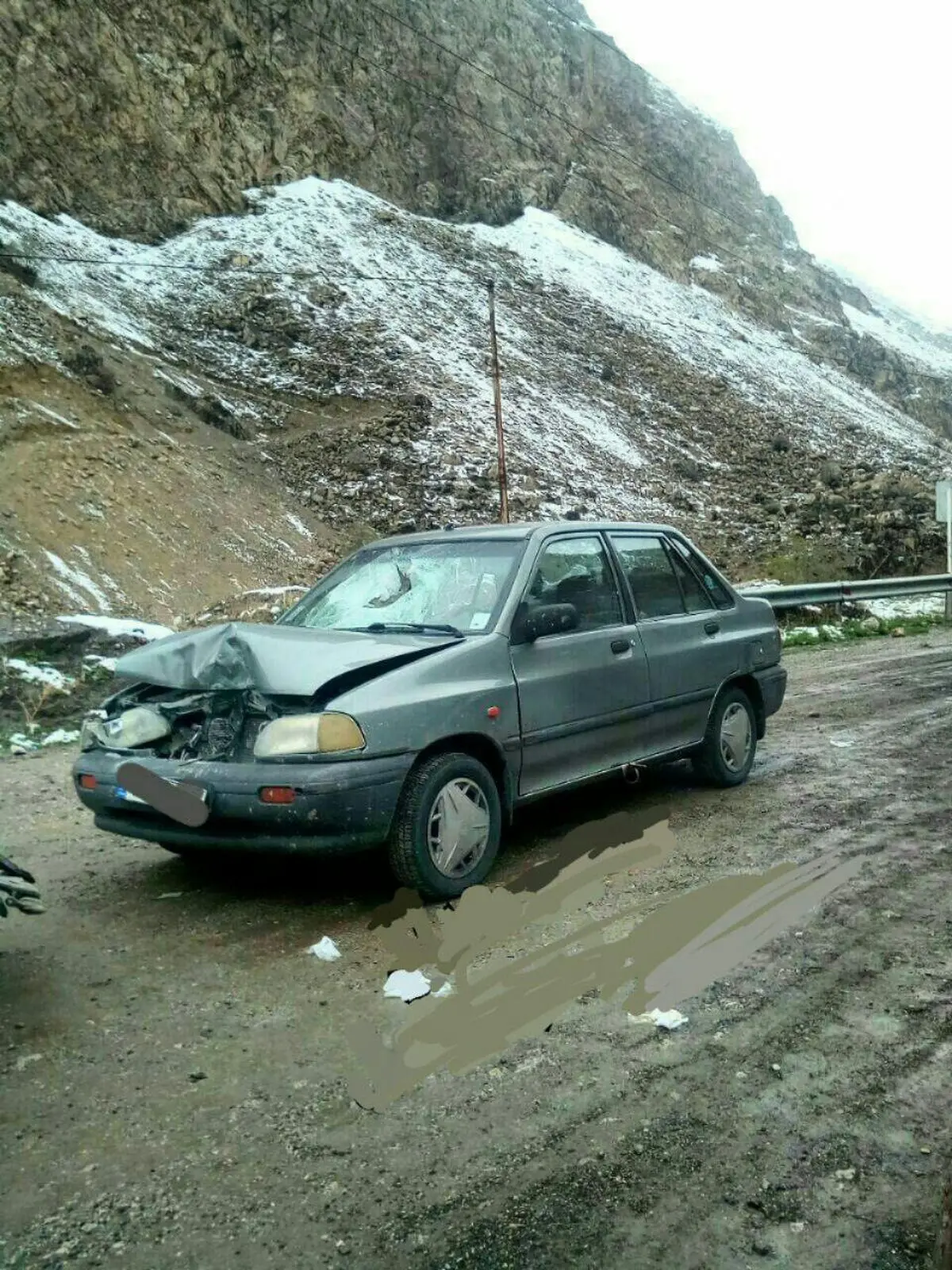 وقوع ۲۰مورد ریزش کوه در محور هراز