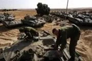 استقرار تانک‌ها «اسرائیل» در مرز غزه