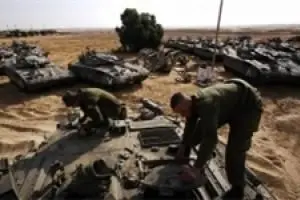 استقرار تانک‌ها «اسرائیل» در مرز غزه