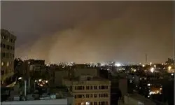 طوفانی با سرعت 90 کیلومتر بر ساعت در گستره شهر تهران