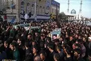 تشییع پیکر 7 شهید مدافع حرم در قم