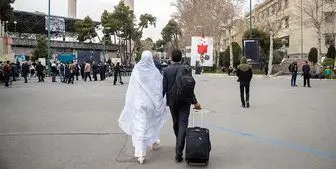 ۶۰۰ زوج جوان با قطار عروس به مشهد مقدس اعزام شدند