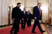 ۵ صحنه عجیب دیدار ترامپ با رهبران اروپا