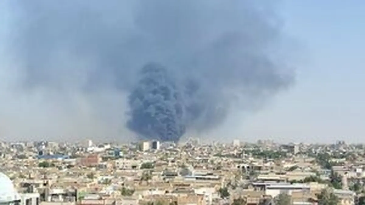 
آتش سوزی گسترده در نجف اشرف +فیلم
