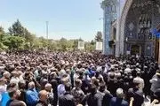 تشییع باشکوه ۲ شهید حمله اسرائیل در کرج