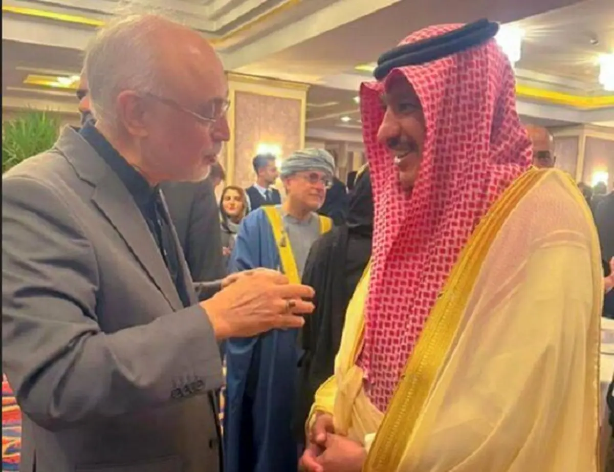 گفتوگوی دوستانه سفیر عربستان با علی اکبر صالحی+ عکس