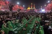 سفره حضرت رقیه(س) در بین الحرمین/گزارش تصویری