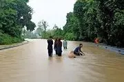 
بی‌خانمانی ۱۲هزار نفر در پی سیل مالزی
