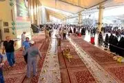 سفره های آسمانی در جوار حرم امام علی(ع)/گزارش تصویری