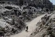 تصاویر تلخ غزه از لنز پهپاد اسرائیلی/فیلم