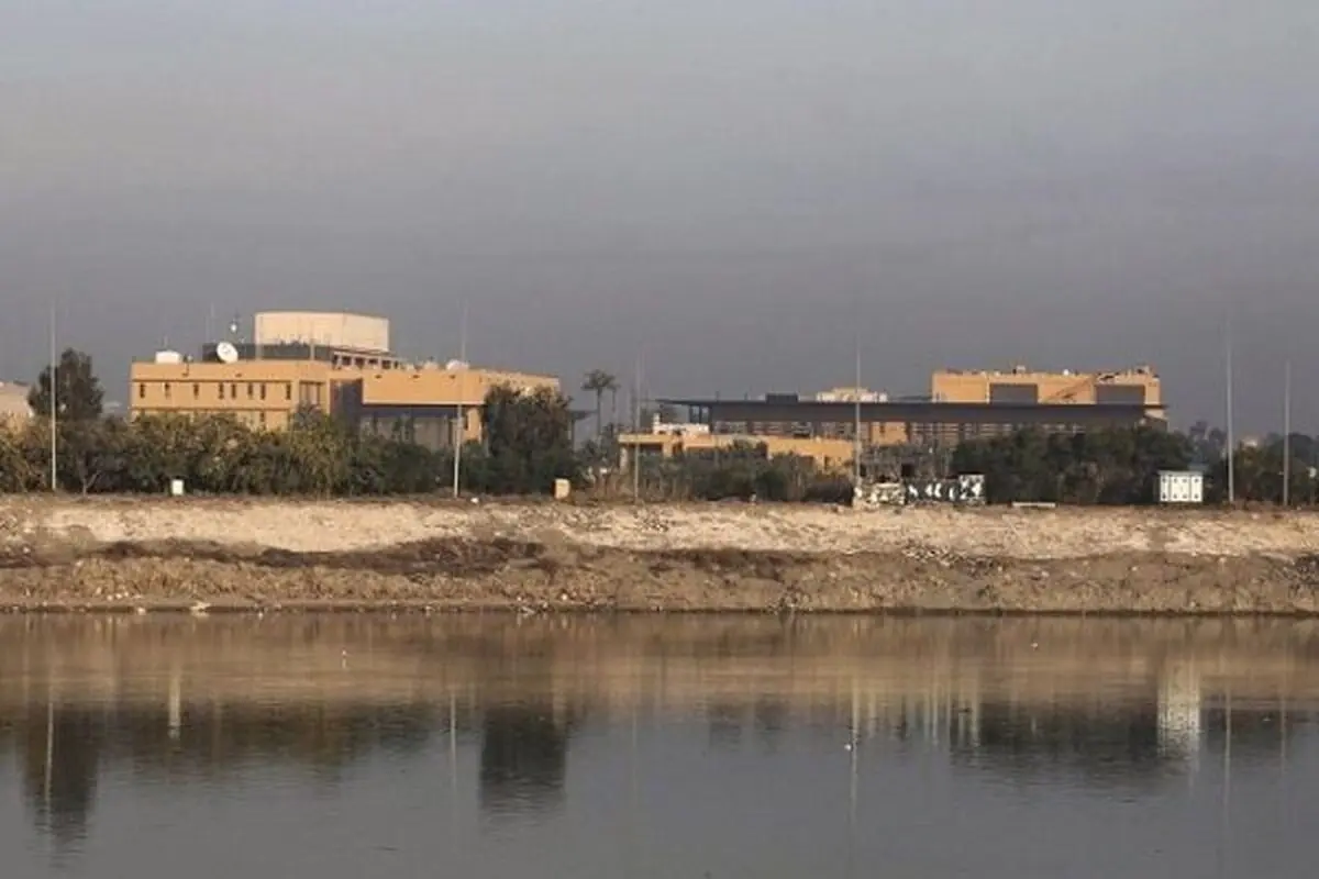 نصب سامانه دفاع موشکی در داخل سفارت آمریکا 

