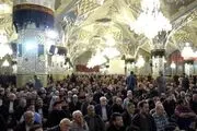 عزاداری شهادت حضرت رقیه(س) در حرم رضوی/ تصاویر