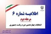 هر نامزد می‌تواند یک نماینده به عنوان ناظر در شعب داشته باشد