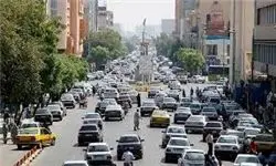 ترافیک سنگین در معابر بزرگراهی تهران