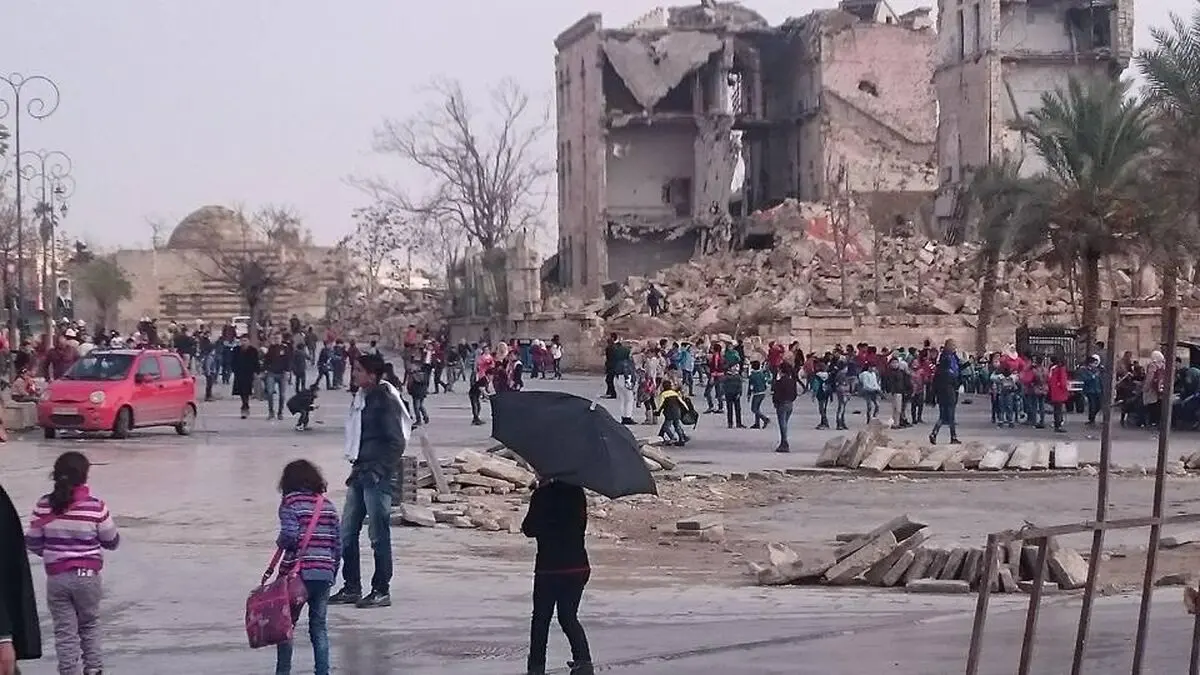 بازگشت دانش آموزان حلب به مدارس