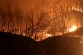 آتش سوزی عمدی رژیم صهیونیستی در بلندی های جولان