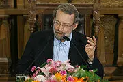 سخنان برجامی لاریجانی و وزیرخارجه فرانسه در تهران
