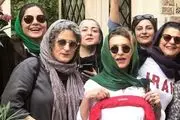 سلفی های سولماز غنی در ورزشگاه آزادی