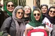سلفی های سولماز غنی در ورزشگاه آزادی