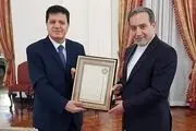 سفیر سوریه در تهران با عراقچی خداحافظی کرد
