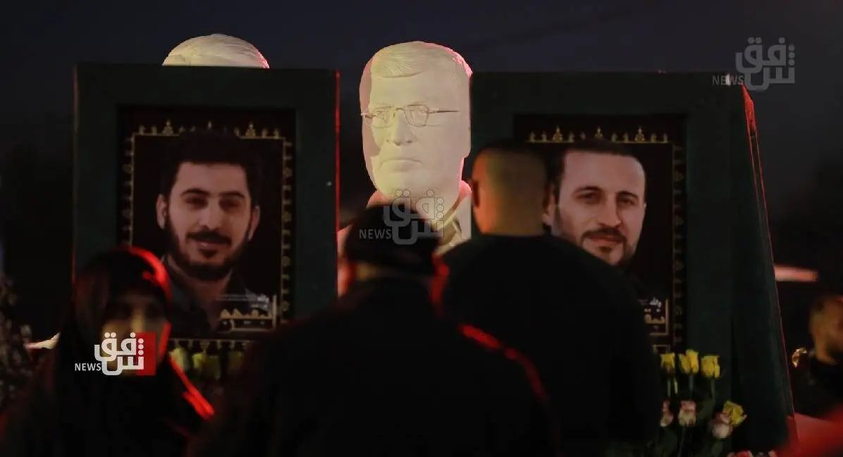مراسم سالگرد شهادت فرماندهان پیروزی در فرودگاه بغداد/گزارش تصویری