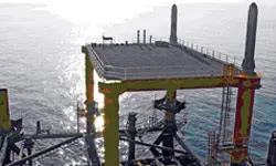 خط نشان تاسیسات دریایی برای وزارت نفت