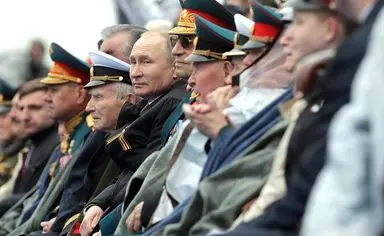 مراسم جشن هفتاد و هفتمین سالگرد پیروزی روسیه در جنگ جهانی دوم