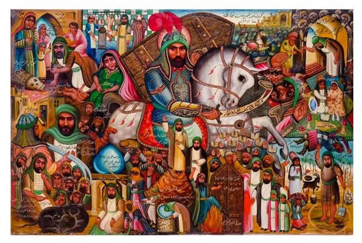 نمایشگاه احیای هنر پردهکشی و نقاشی قهوهخانه