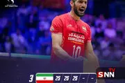 والیبال ایران حریفش را به‌راحتی شکست داد