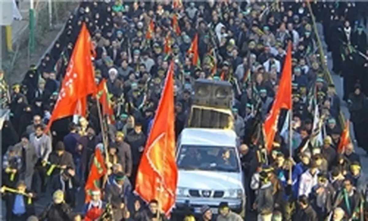 پیاده‌روی اربعین از میدان امام حسین(ع) تا نگین ری