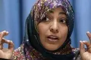 هجمه گسترده رسانه‌های عربستان به برنده صلح نوبل یمنی

