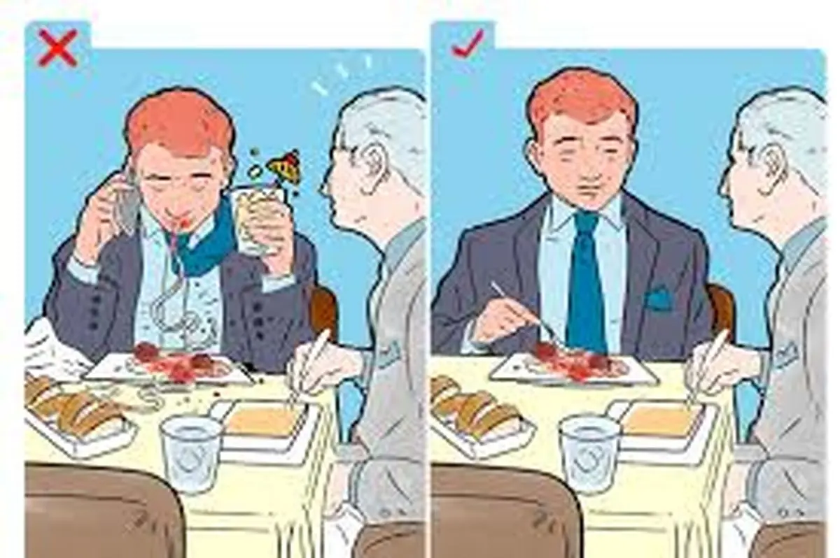 با آداب صحیح غذا بخورید تا بیمار نشوید!