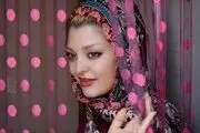 حجاب جالب بازیگر دورگه ایرانی هندی/ عکس
