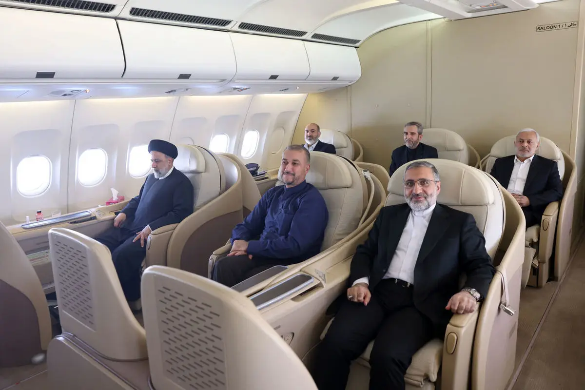 همراهان سفر رئیس جمهور به نیویورک در یک قاب