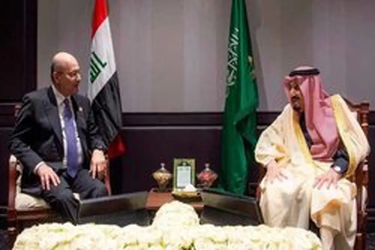دیدار ملک سلمان و برهم صالح